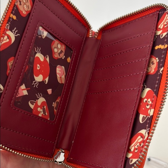 Loungefly Turning Red Disney Pixar Loungefly Wallet - NWT - Picture 10 of 17